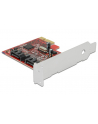 Delock karta pci express -> Sata Internal 6Gb/s  x2 - nr 10