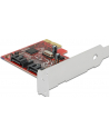 Delock karta pci express -> Sata Internal 6Gb/s  x2 - nr 21