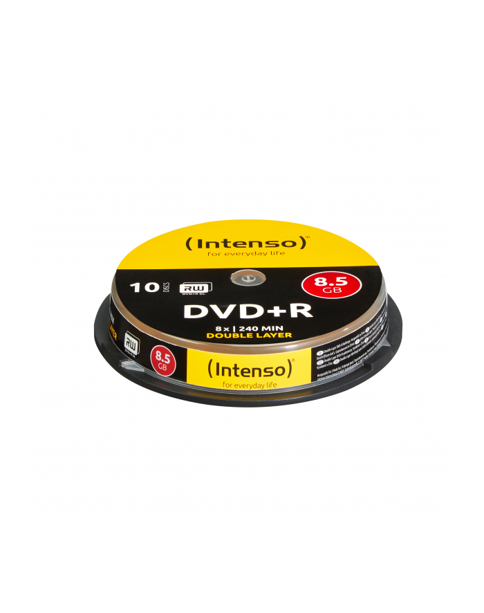 DVD+R DL DoubleLayer Print Intenso [ cakebox 10 | 8,5GB | 8x ] główny