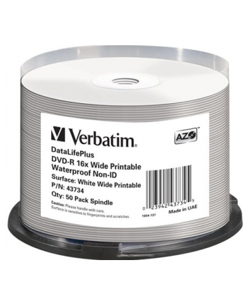 DVD-R DL Verbatim [ spindle 50 | 4.7GB | 16x | do nadruku wide glossy ]