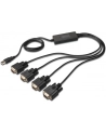 Digitus kabel-konwerterUSB2.0/4 x RS232 (DB9M), 5 LGW - nr 28