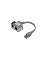 Adapter RJ45  na kablu / 2x gniazdo RJ45 ekran - nr 13