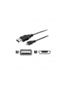 Kabel USB 2.0 Mikro AM-MBM5P 1,8M czarny - nr 15