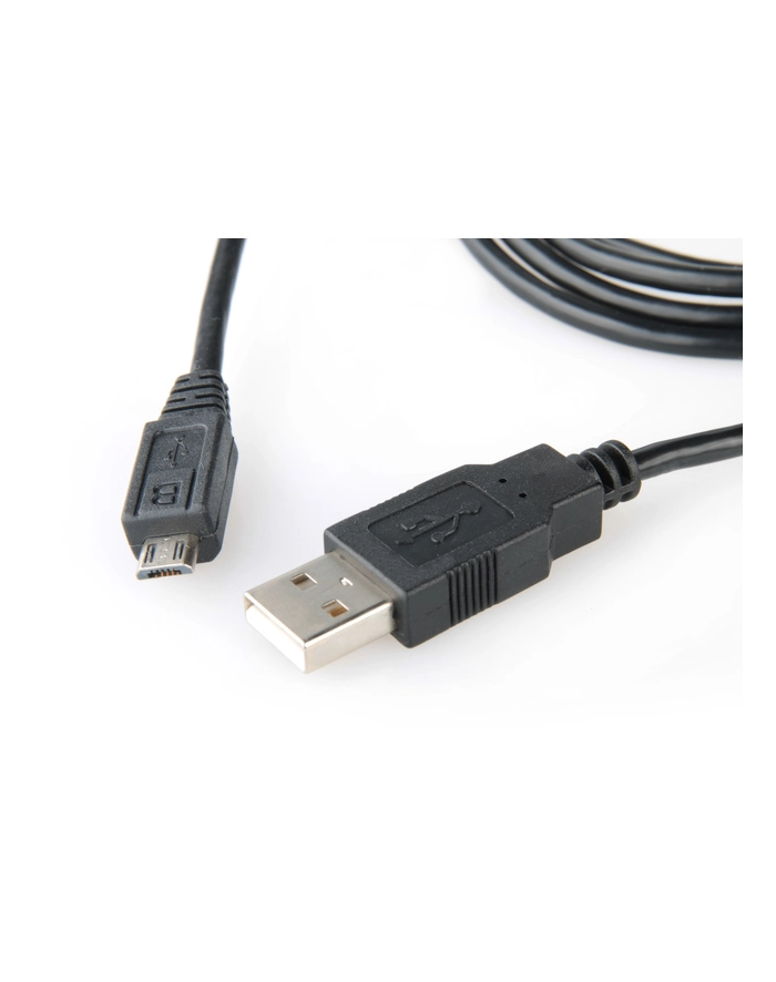 Kabel USB 2.0 Mikro AM-MBM5P 1,8M czarny główny