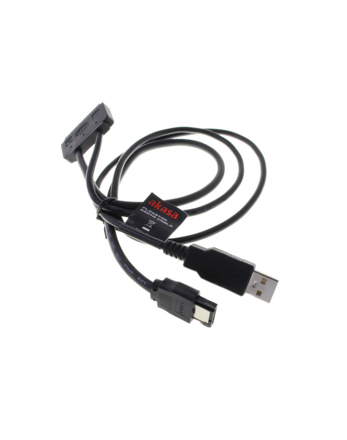 KABEL eSATA DO HDD i SSD AK-CBSA03-80BK główny