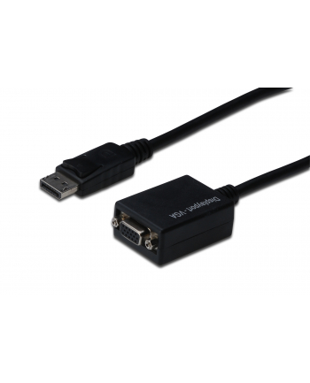 Adapter DisplayPort do VGA, DP/HD15 M/F, 0.15cm
