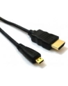 Kabel HDMI 1.4 - micro HDMI, dl.2m pozłacany - nr 12