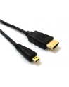 Kabel HDMI 1.4 - micro HDMI, dl.2m pozłacany - nr 13