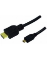 Kabel HDMI 1.4 - micro HDMI, dl.2m pozłacany - nr 15