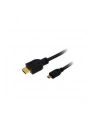 Kabel HDMI 1.4 - micro HDMI, dl.2m pozłacany - nr 16