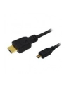 Kabel HDMI 1.4 - micro HDMI, dl.2m pozłacany - nr 8
