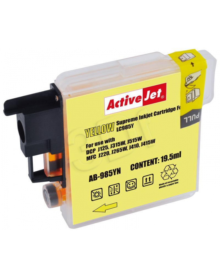 TUSZ ACTIVEJET BROTHER LC985Y YELLOW główny