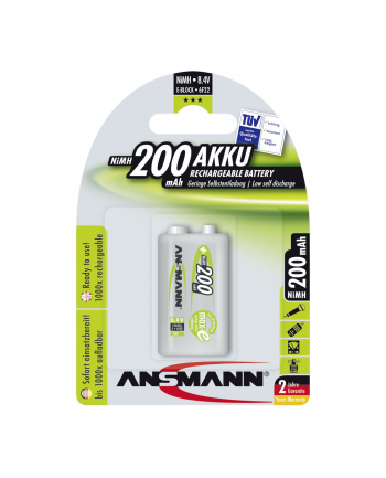 Ansmann maxE 9V-E block NiMH 9V 200mAh