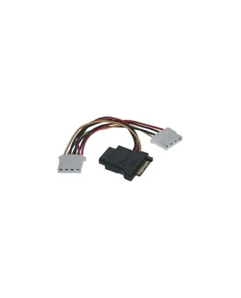 PREMIUMCORD Kabel SATA zasilający (Y) redukcja -> 3x Molex 5,25'' (16cm) nr 1