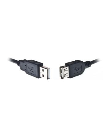 GEMBIRD Kabel USB 2.0 A-A 3m dofessional (czarny, pozłacane styki)