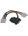 PREMIUMCORD Kabel SATA zasilający (Y) redukcja -> 3x Molex 5,25'' (16cm) - nr 1