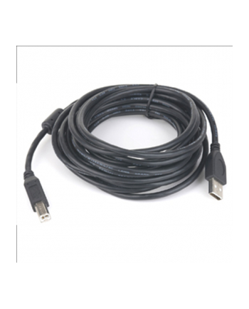 GEMBIRD Kabel USB 2.0 A-B 3m Premium (czarny, ferrytowe, pozłacane styki)