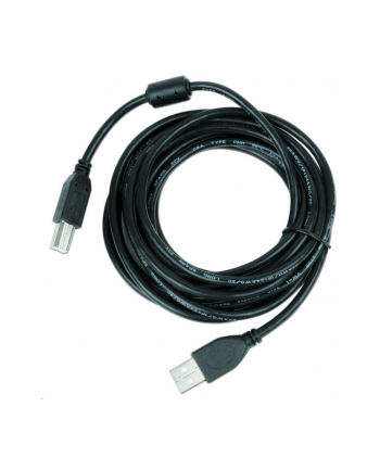 GEMBIRD Kabel USB 2.0 A-B 1,8m Premium (czarny, ferrytowe, pozłacane styki)