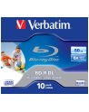 VERBATIM BD-R(10-pack)Blu-Ray/Jewel/DL/6x/50GB/ PRINTABLE SURFACE - nr 12