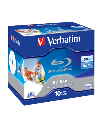 VERBATIM BD-R(10-pack)Blu-Ray/Jewel/DL/6x/50GB/ PRINTABLE SURFACE