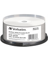 VERBATIM BD-R(25-pack)Blu-Ray/spindle/6x/25GB/Printable/No ID - nr 16