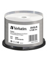 VERBATIM DVD-R(50-Pack)Spindle/Printable/16x/4.7GB/NON-ID - nr 6