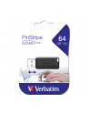 VERBATIM USB Flash Disk Store 'n' Go PinStripe 64GB - Black - nr 67