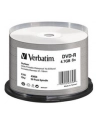 VERBATIM DVD-R(50-Pack)Spindle/Printable/16x/4.7GB/NON-ID - nr 18