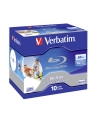 VERBATIM BD-R(10-pack)Blu-Ray/Jewel/DL/6x/50GB/ PRINTABLE SURFACE - nr 20