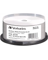 VERBATIM BD-R(25-pack)Blu-Ray/spindle/6x/25GB/Printable/No ID - nr 12