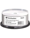 VERBATIM BD-R(25-pack)Blu-Ray/spindle/6x/25GB/Printable/No ID - nr 31