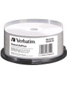 VERBATIM BD-R(25-pack)Blu-Ray/spindle/DL+/6x/50GB/ WIDE PRINTABLE NO ID SURFACE HARD COAT - nr 25