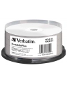 VERBATIM BD-R(25-pack)Blu-Ray/spindle/DL+/6x/50GB/ WIDE PRINTABLE NO ID SURFACE HARD COAT - nr 6
