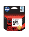 Ink HP 650 black BLISTER - nr 7