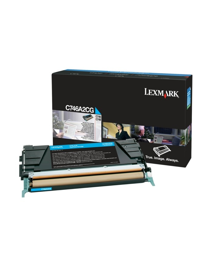 Toner Lexmark cyjan | 7000str | C746/C748 główny