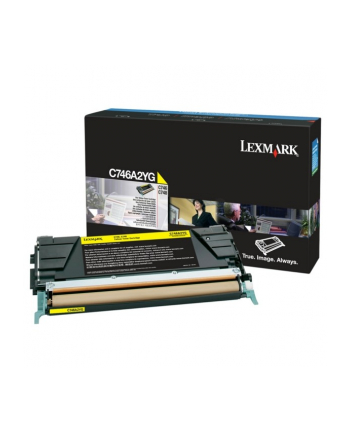 Toner Lexmark żółty | 7000str | C746/C748 nr 1