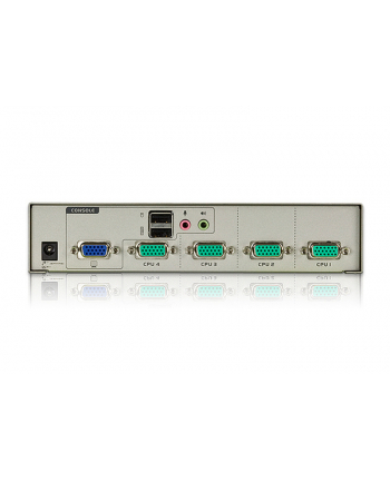 ATEN KVM 4/1 CS-74EC PS/2 z kablami