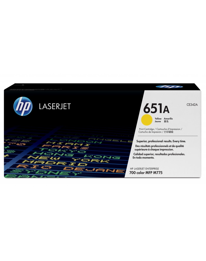Toner HP 651A yellow główny
