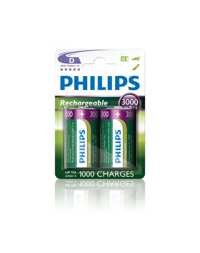 Akumulator Philips R20B2A300/10 R20 3000mAh 2 szt. główny