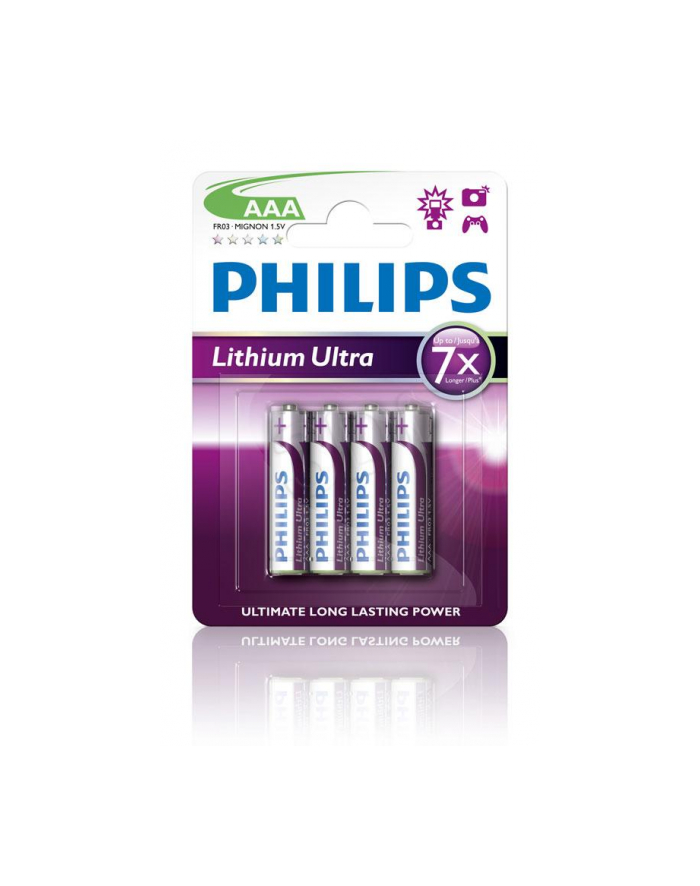 Bateria PHILIPS FR03LB4A/10 LITHIUM ULTRA 4szt. AAA główny