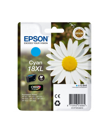 Tusz Epson CLARIA Home 18XL - cyjan