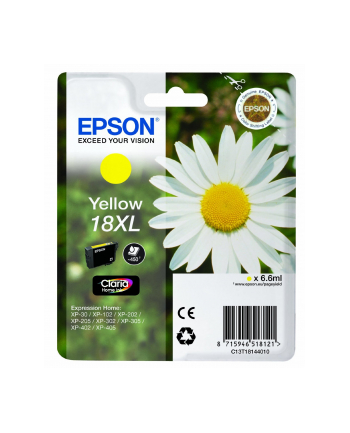 Tusz Epson CLARIA Home 18XL - żółty