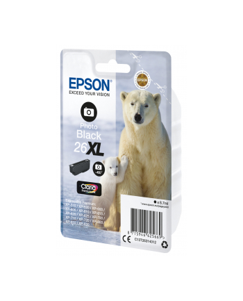 Tusz Epson CLARIA Premium 26XL - Foto czarny T2631 nr 2