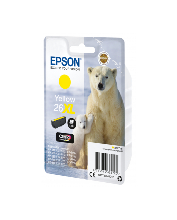 Tusz Epson CLARIA Premium 26XL - żółty