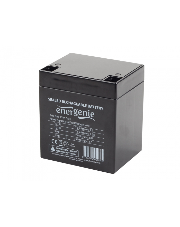 Gembird akumulator uniwersalny 12V/4.5AH główny