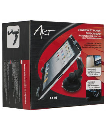 ART Uniwersalny (2in1) uchwyt samochodowy na tablet 7-10'' AX-01