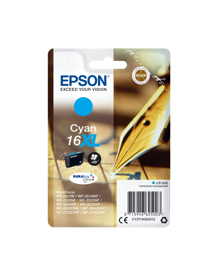 Tusz Epson DURABrite Ultra 16XL - cyjan główny