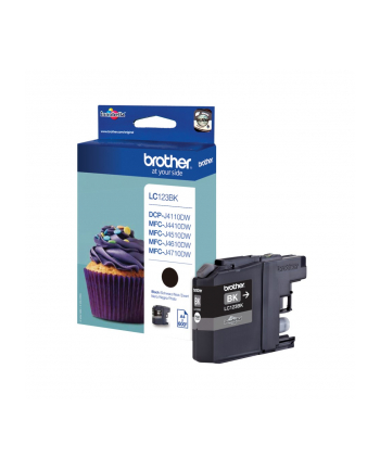 Tusz Brother LC123BK black blister pack | 600str | MFC-J4510DW