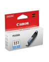 Wkład atramentowy Canon CLI551C cyan | seria 550/551 - nr 25