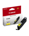 Wkład atramentowy Canon CLI551Y yellow | seria 550/551 - nr 22